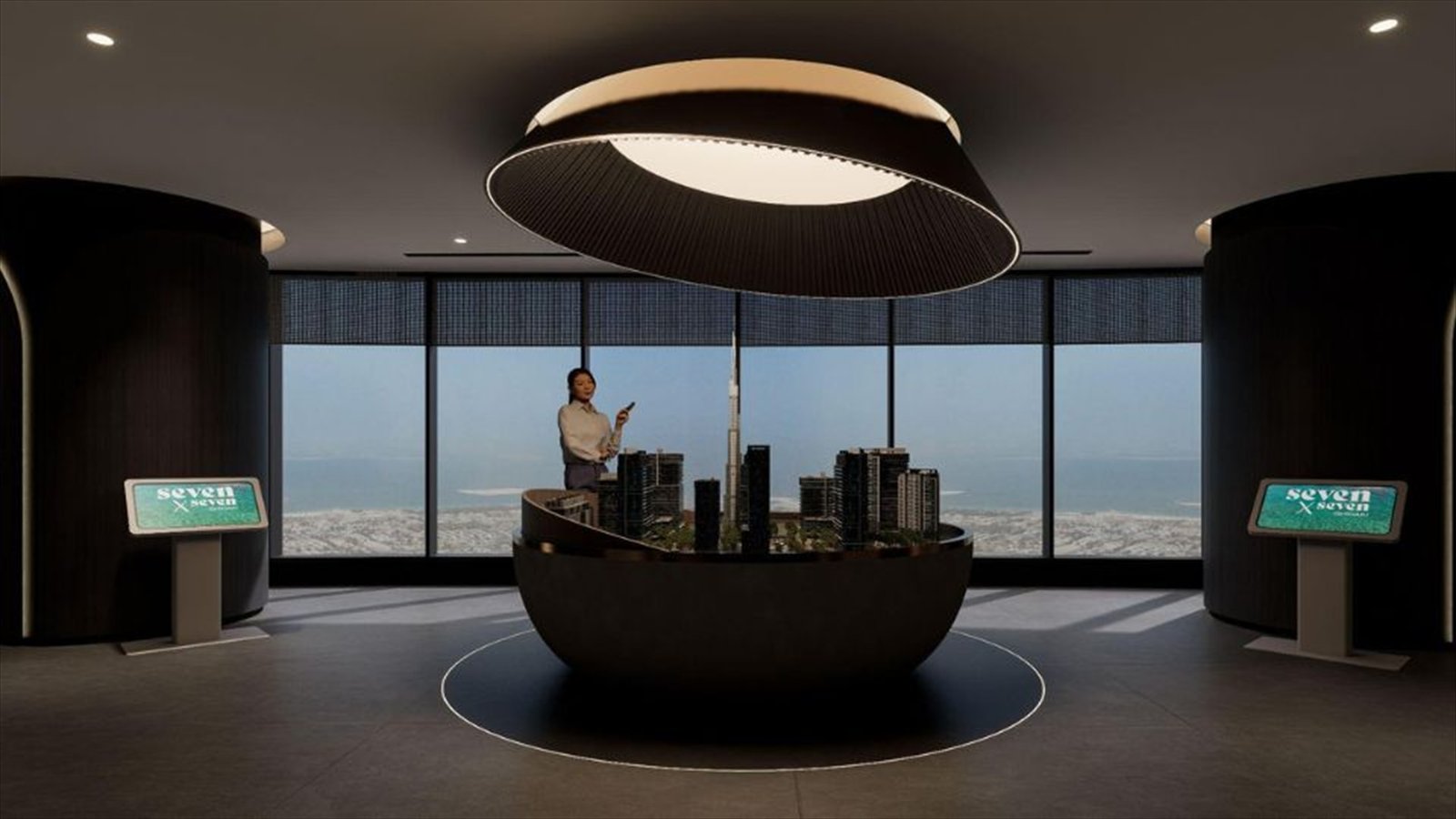 Experience Center model walkthrough lounge